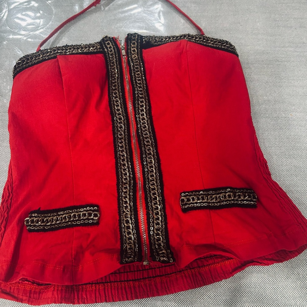 Baby Graziella Vibrant Red Top